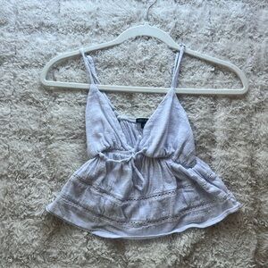 Wild Fable White Crop Top